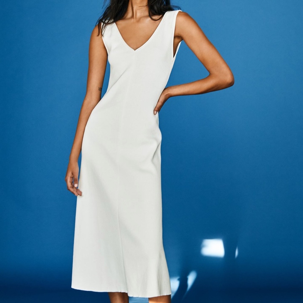 NWT Zara Knit Midi Dress